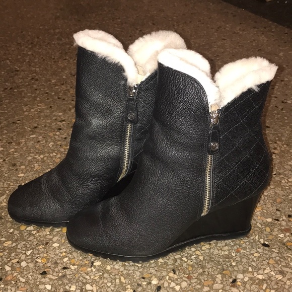 michael kors whitaker wedge boot